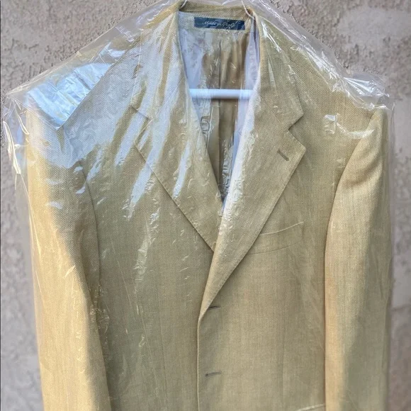 NW Faconnable 🇮🇹 Made Silk/Linen/Wool Sport Coat Sz 40